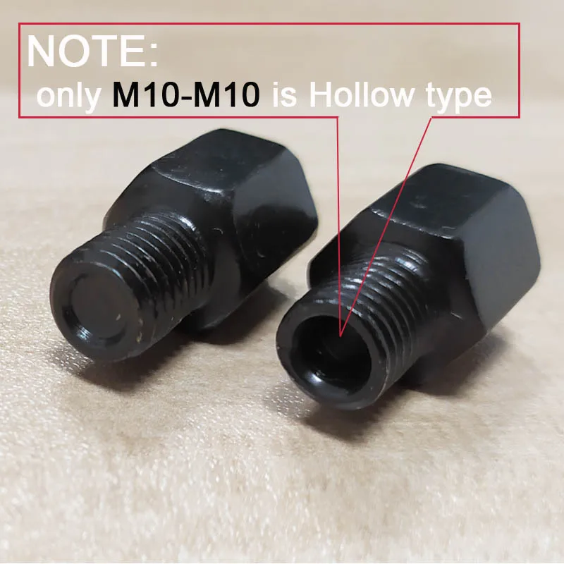 Motorcycle Mirror Adapters M10 10MM M8 8MM Rearview Mirrors Conversion Bolt Clockwise Anti-clock Right Left Thread