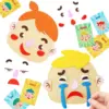 Montessori Social Emotional Learning Toys for Kids Make Faces and  Five Sense Organs DIY Assembling Puzzle 5