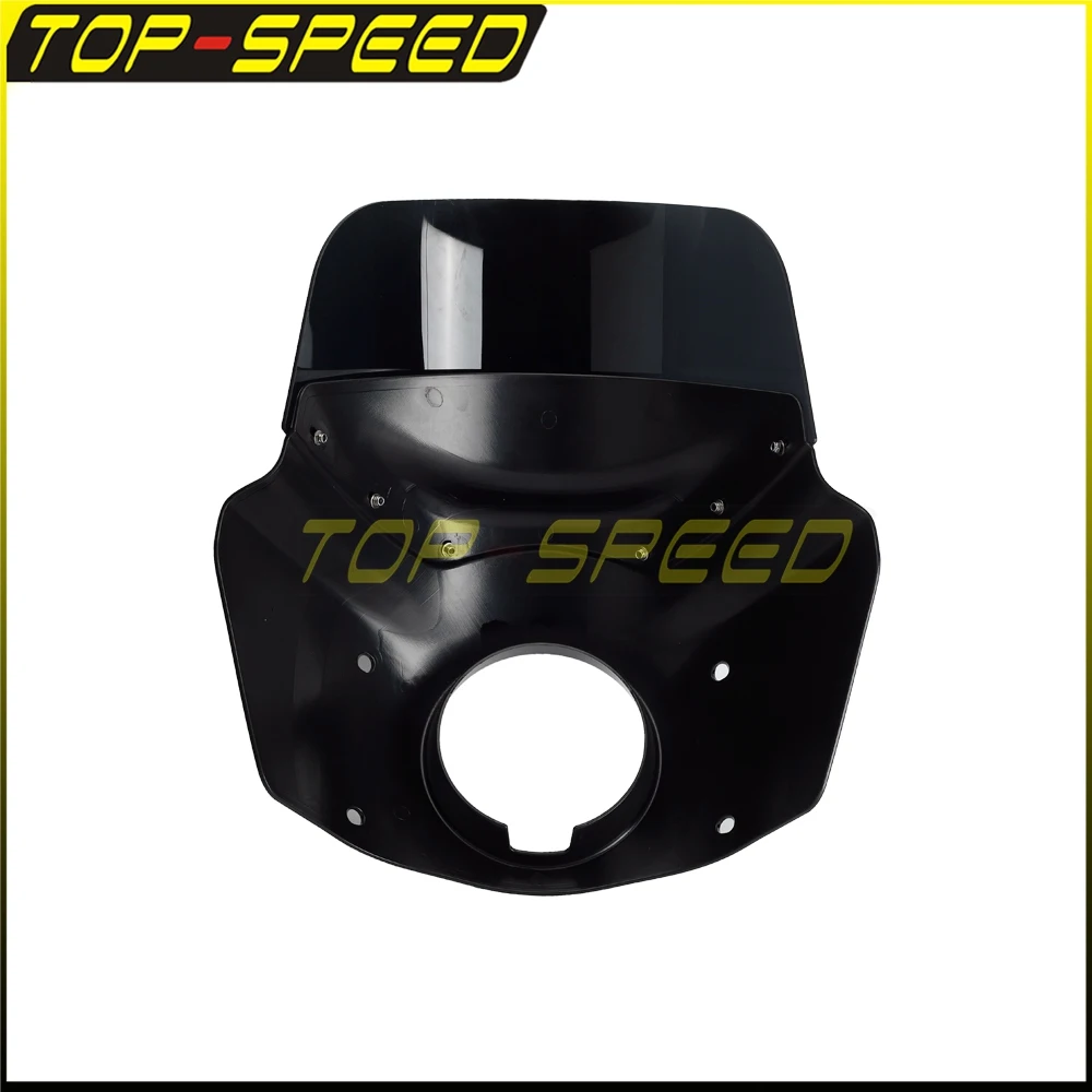 Club Headlight Polycarbonate Fairing Windshield For Harley Softail Street Bob FXBB 114 FXBBS Low Rider FXLR Standard FXST 18-22