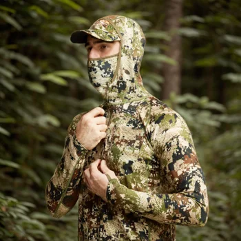 Ainfad Core Lightweight hoodie camouflage clothing - Mask pullover - Hunting fishing hoodie 4