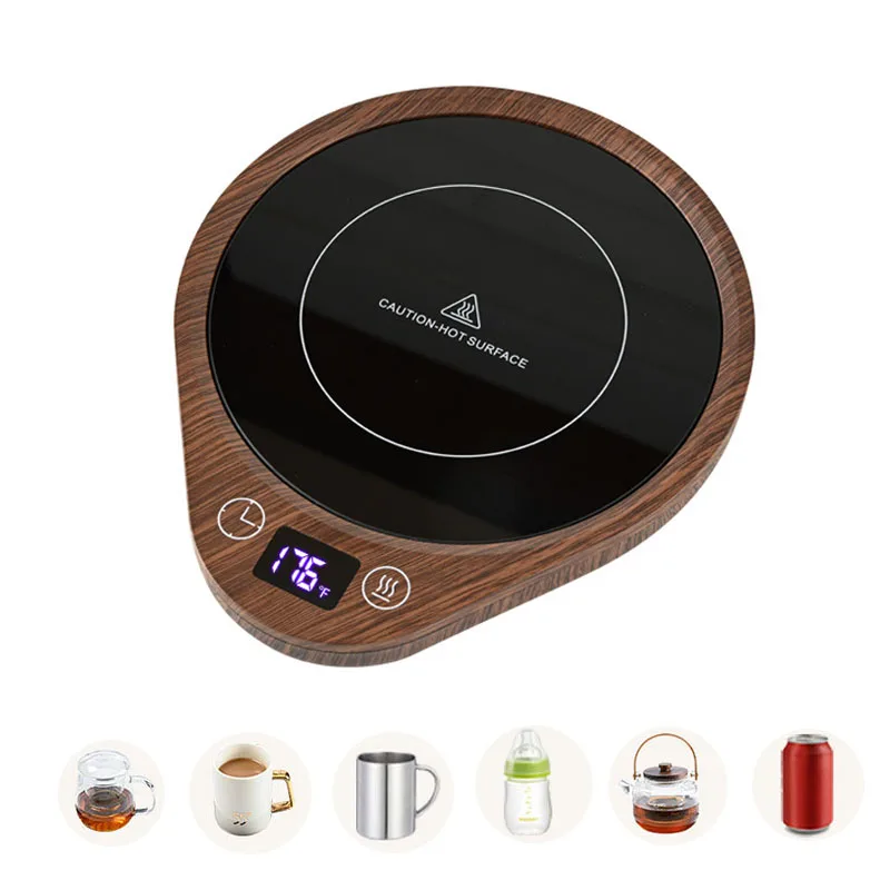 110V/220V Cup Heater Coffee Mug Warmer Hot Tea Makers Electric Hot Plate Heating Pad 3 Gear Warmer Coaster Thermal Mug Heater 2