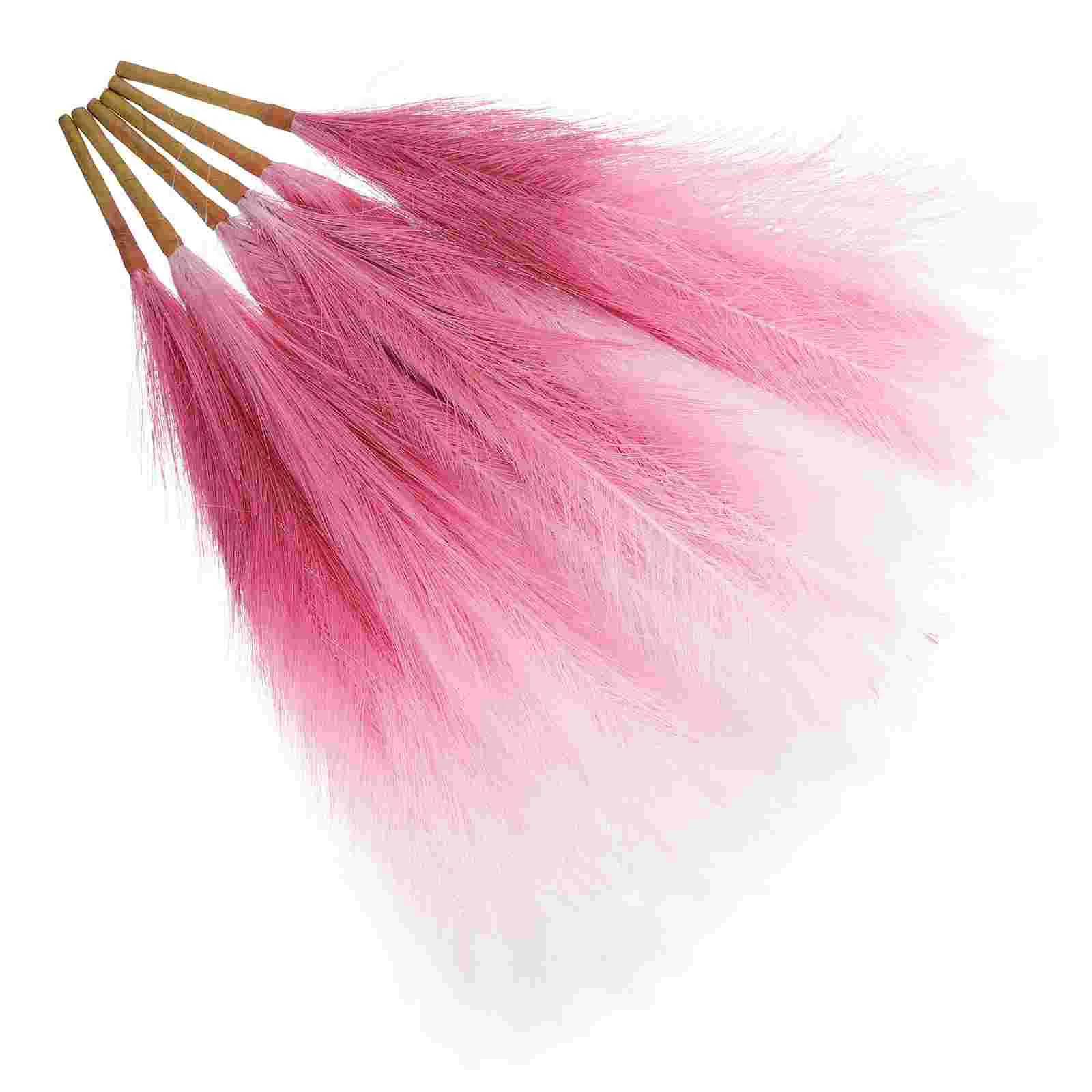 

6pcs Artificial Dried Pampas Grass Imitation Pampas Grass Bouquets Material