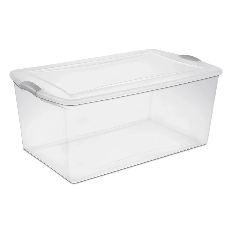 Sterilite 66 Qt. Ultra Storage Box Plastic, Set of 4 storage box organizer  box storage containers - AliExpress