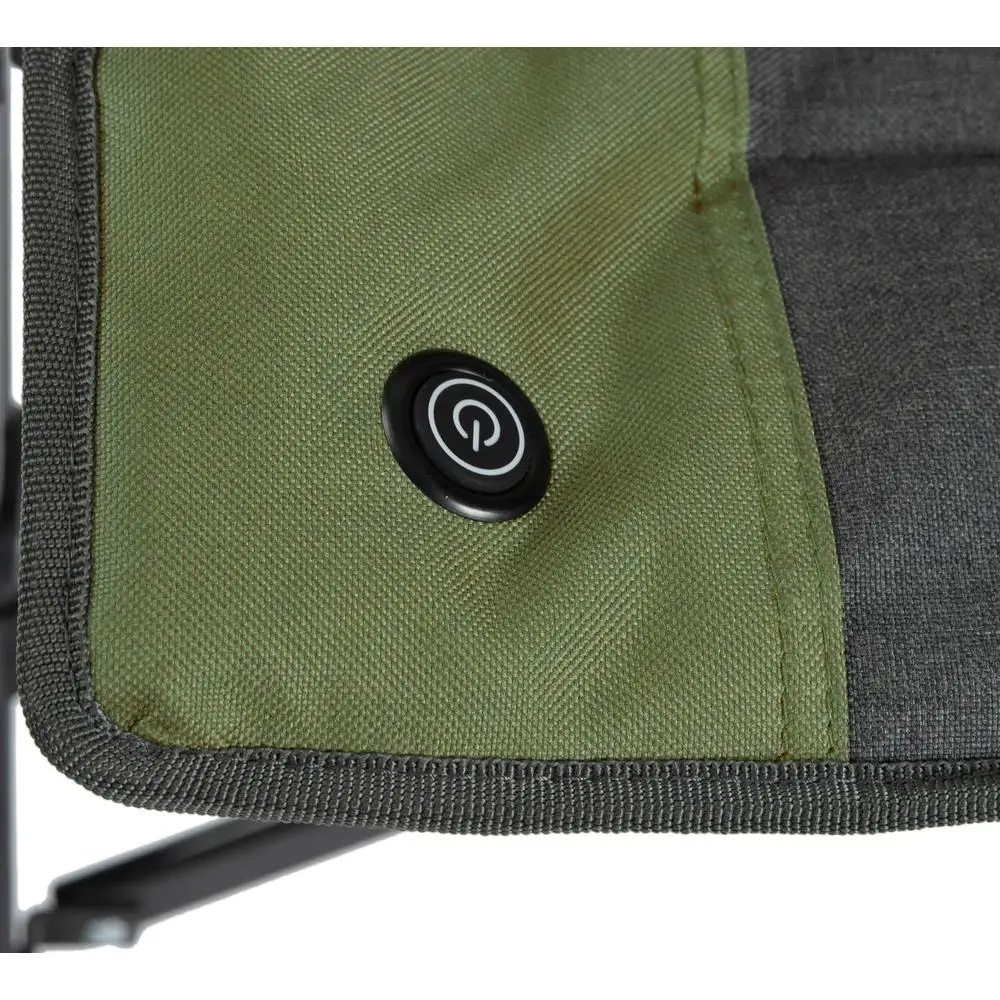 Heated Portable Camp Chair Lightweight Adjustable Backrest USB Battery Compatible Perfect Camping Sports Beach Outdoor Use 5