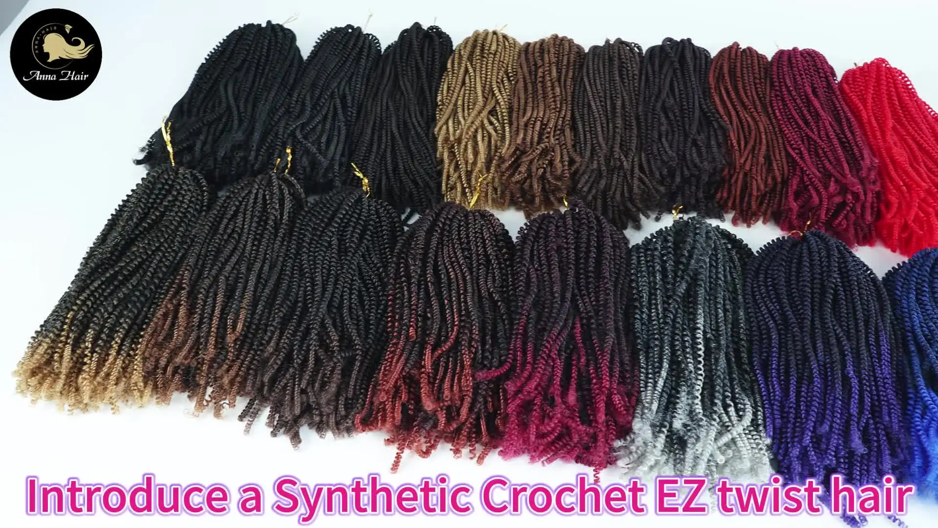 Synthetic Pre-stretched Afro Ez Twist Braid Spring Kinky Twist