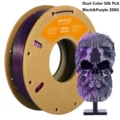 Silk Black Purple
