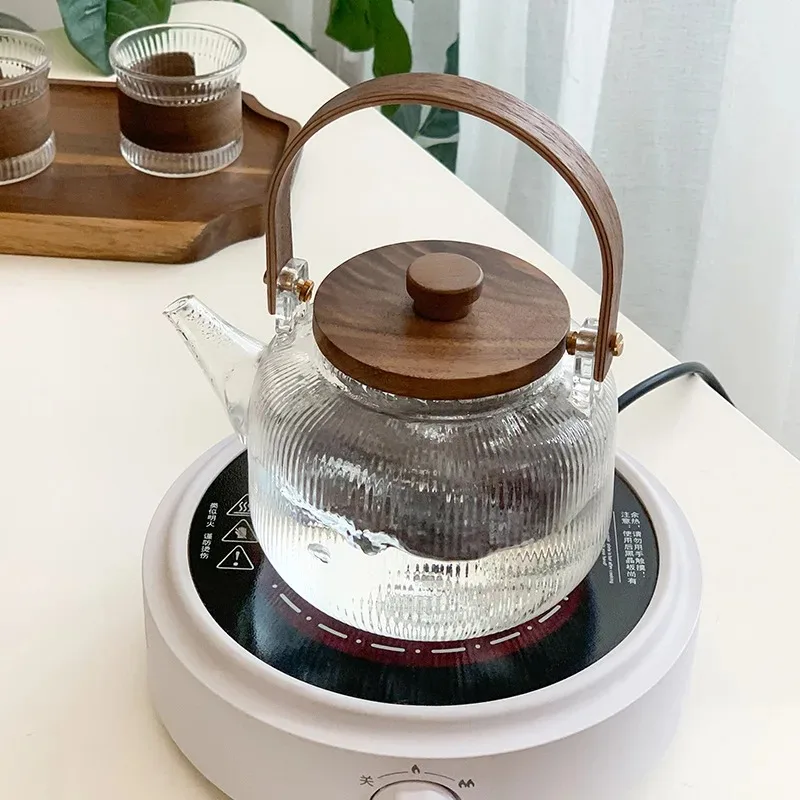 Description Picture 4 of itemGlass Coffee Mug Japanese Style Walnut Cup SleeveTransparent Kawaii Coffeeware Beautiful Tea s Beer Cute