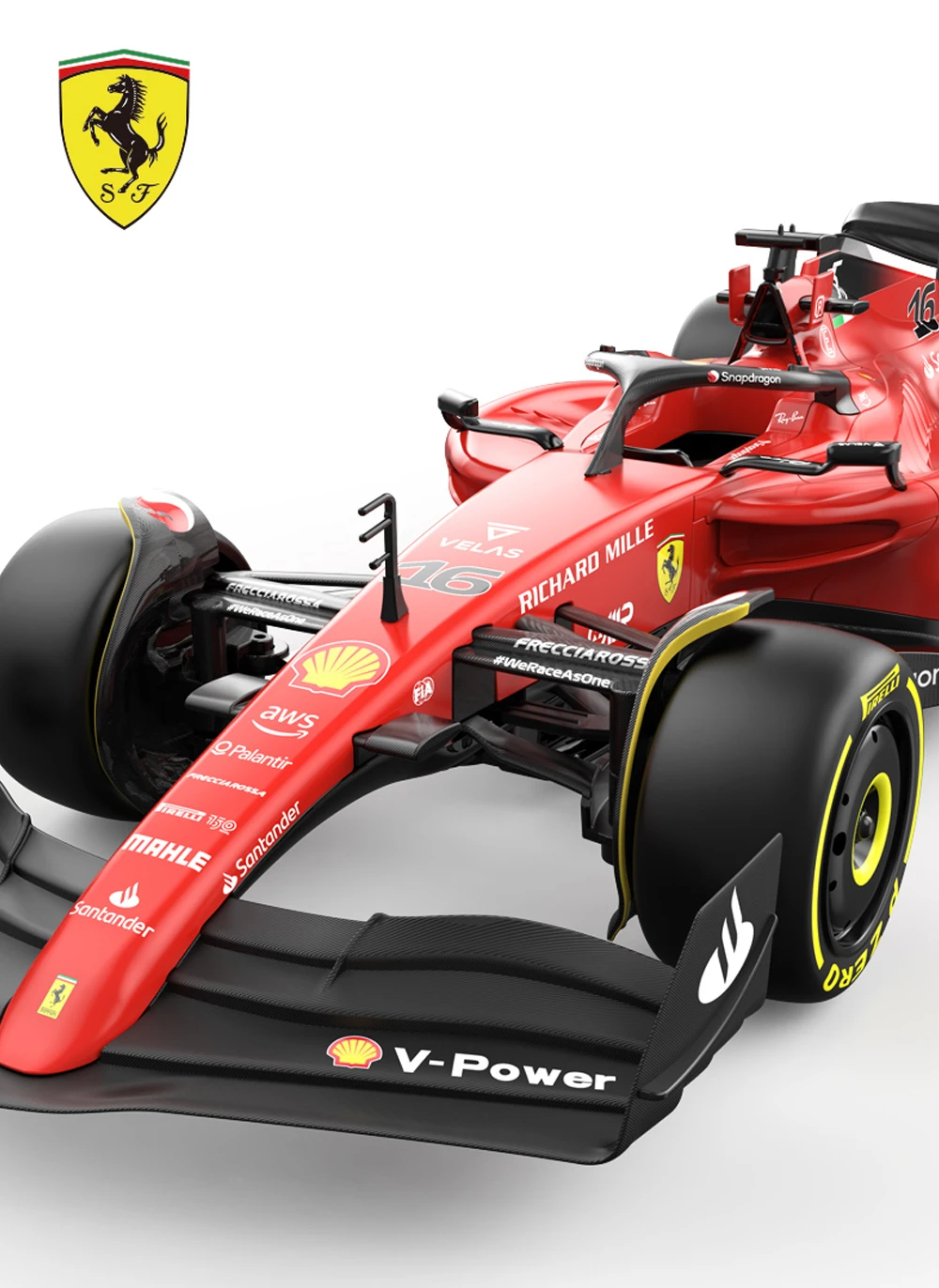 MONDO MOTORS: MONDO MOTORS MM63742 FERRARI F1 75 TÉLÉCOMMANDE Modèle 1:18 -  Vendiloshop