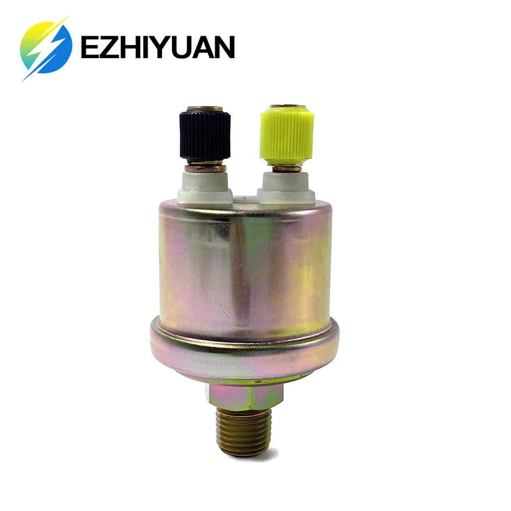 고품질 오일 압력 센서 0-10 바 1/8NPT 10mm 1/4NPT 13mm 디젤 발전기 부품 알람 압력 센서
