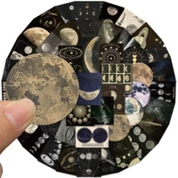 50PCS Cosmic Dark Universe Space Planets Galaxy Stickers Aesthetic Car Motorcycle for Junk Journal Suitcases Scrapbook Decals 4