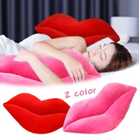 30cm Creative Sale Lip Shaped Pillows Solid Color Cute Soft Plush Home Decoration Throw Pillow Sofa Waist Cushion Valentine Gift 1