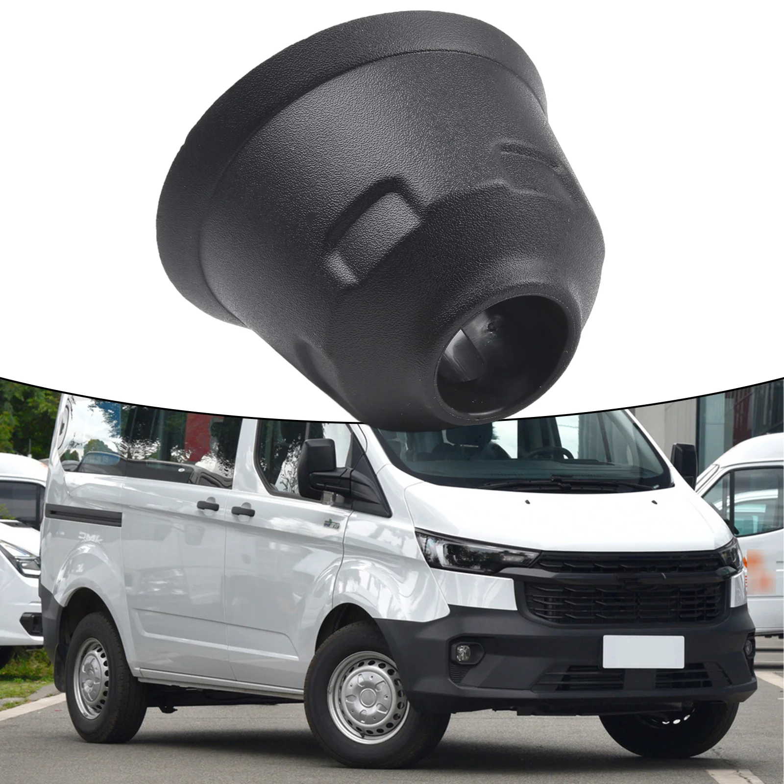 

For Ford For Transit 2015-2019 High Quality Exterior Rear Cargo Door Bumper Magnet Cover Trim 2Pcs BK3Z-16758-C