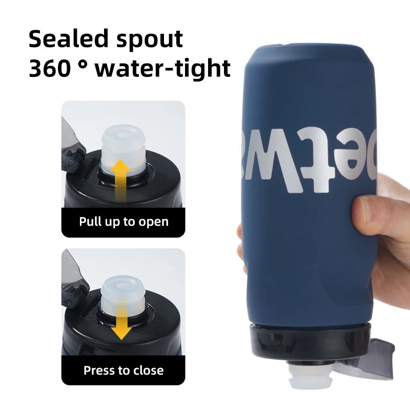 750/620ML Bicycle Water Bottle Leak-proof Squeezable Sports Fitness Running Riding Hiking Cycling Kettle With Dust Cover water bottle bicycle water bottle sports bottle