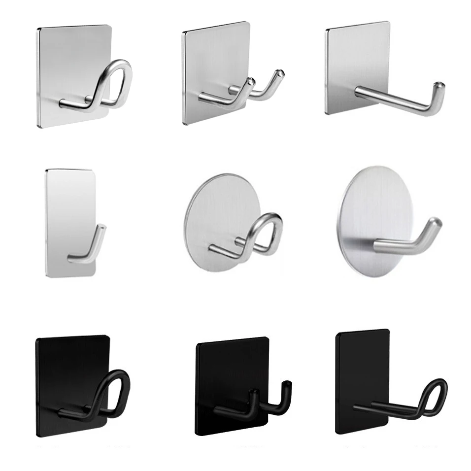 Adhesive Wall Hooks Kitchen Accessories Multifunction Storage Key