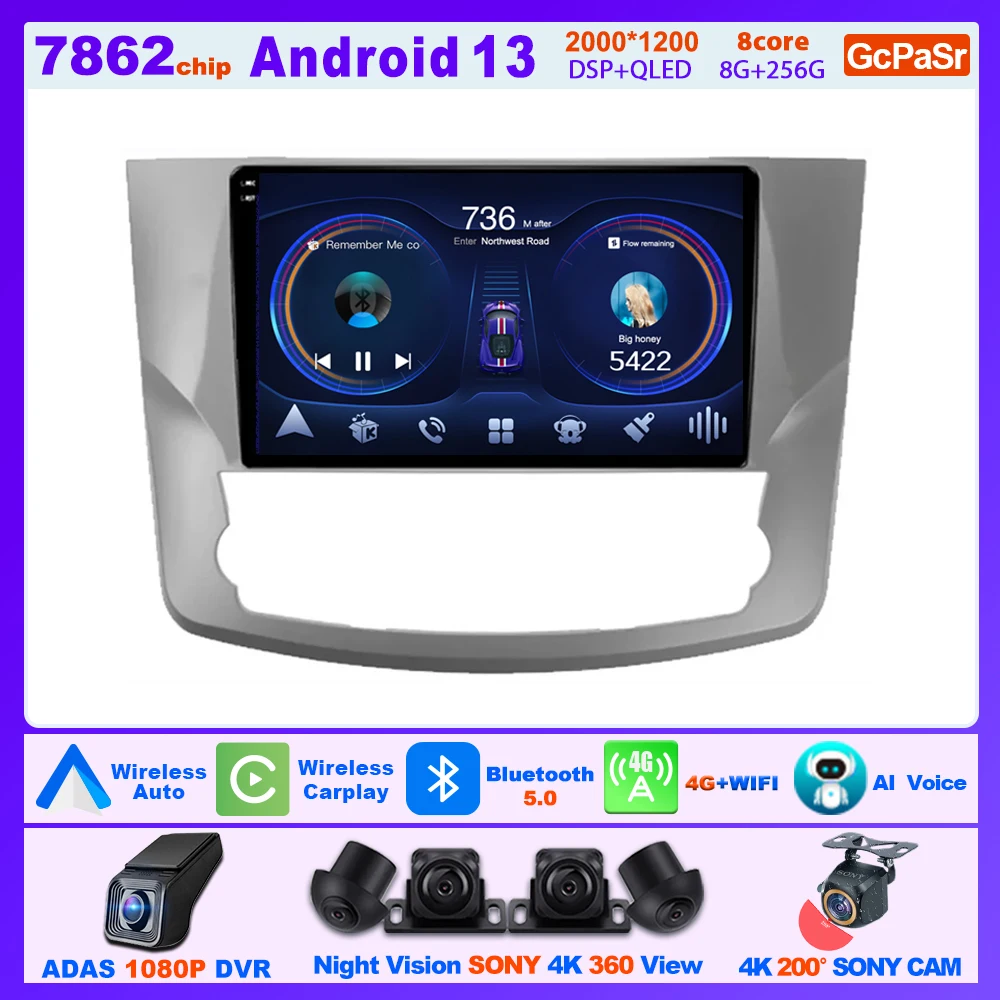 

9-дюймовый автомобильный радиоприемник Bluetooth Android для TOYOTA AVALON 2010-2012, мультимедийный центр, сенсорный экран, 5G DVD, Wifi, навигационный дисплей