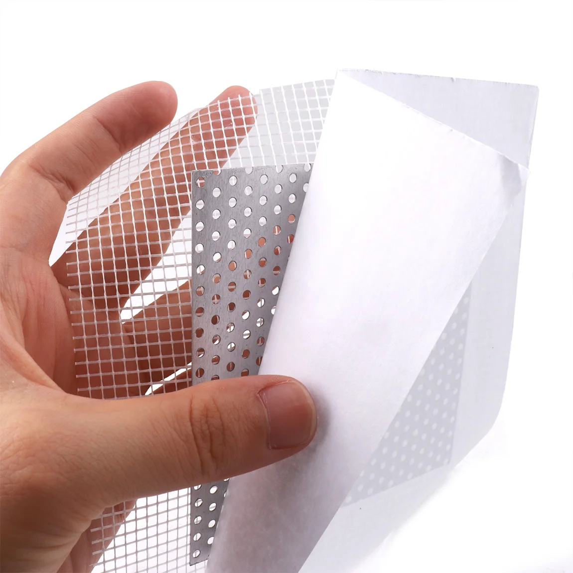 Drywall Repair Kit 3pcs Aluminum Wall Repair Patch 4/6 Inch Fiber Mesh Galvanized Sheet Drywall Hole Patch Metal Patch wall repair agent porcelain repair kit tile repair kit