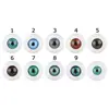 24/30mm Blue Brown Green Doll Acrylic Eyes Doll Eyeball For BJD Doll Making Crafts DIY Eyes Accessories Safety Doll Animals Part 4