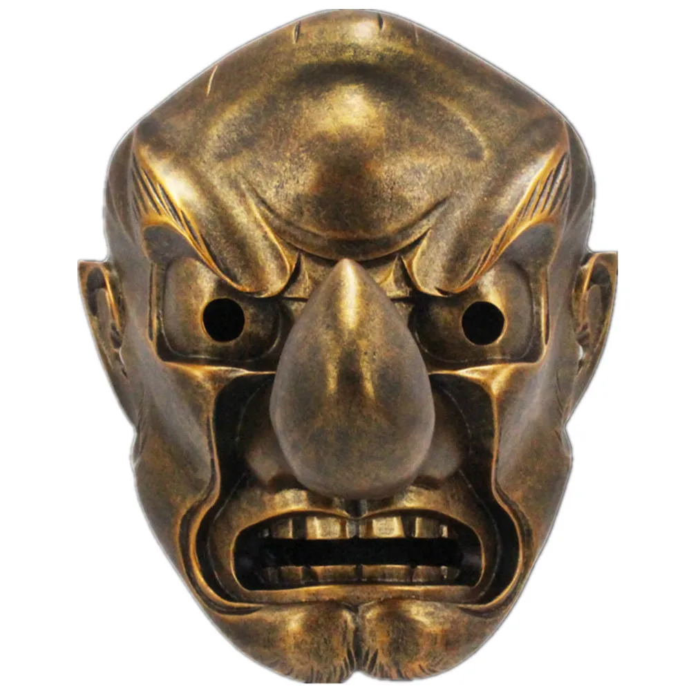 Prajna-Maske, japanische Tengu-Maske mit langer Nase, Halloween-Requisite – Detail 5