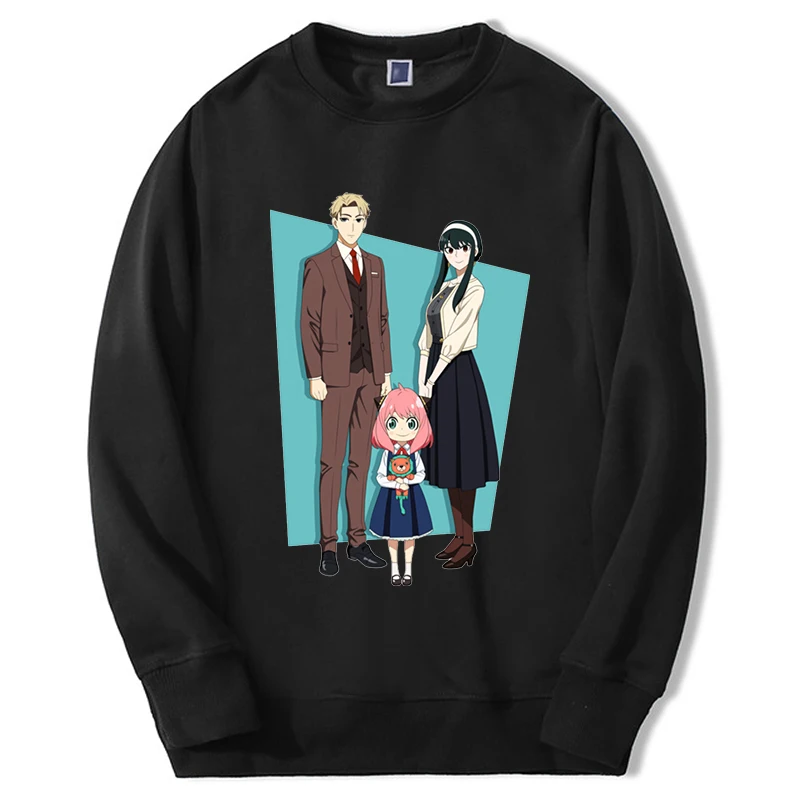 

SPY×FAMILY Japan Anime Sweatshirts Hoodie Mens Spy Family Anya Forger Sudaderas New Harajuku Long Sleeve Sudaderas Streetwear