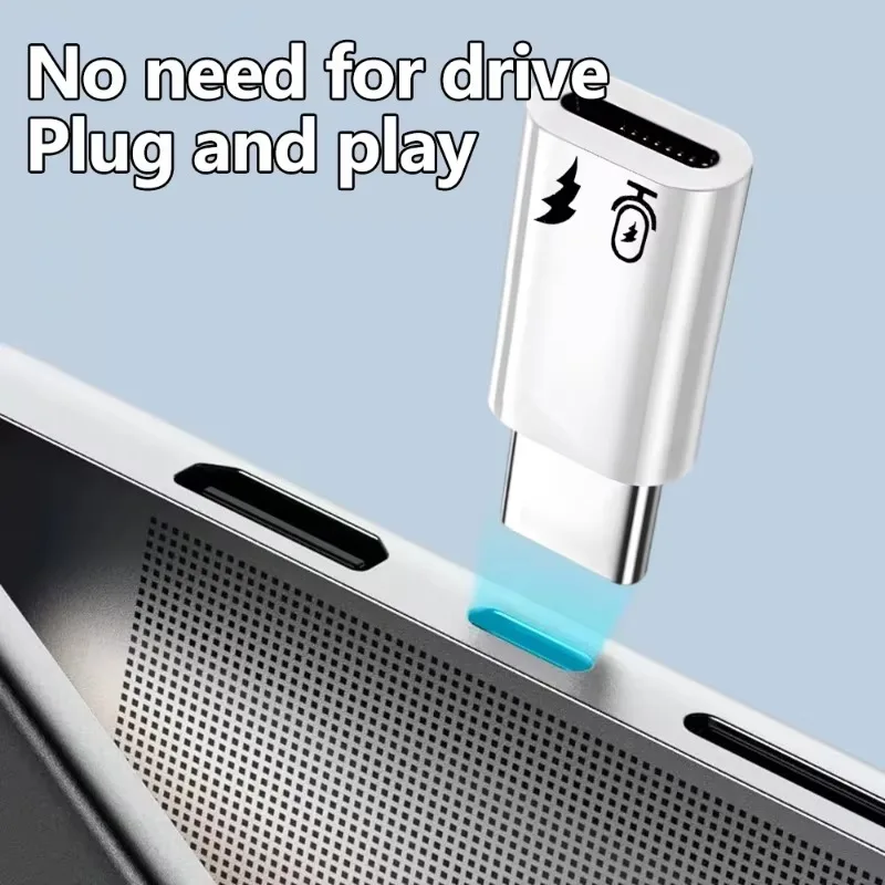 OTG Adapter TypeC To Lightning Female To USB C Male Fast Charging For IPhone16 15 Plus Pro Max Laptop 2/1PCS
