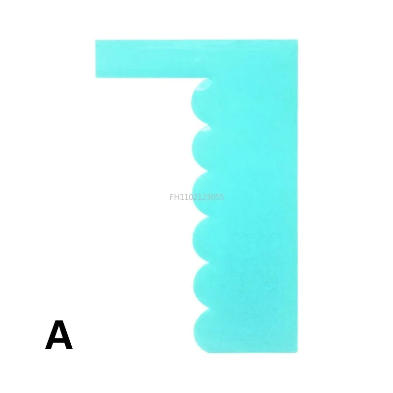 1Pcs Cake Scraper Decorating Comb Pastry Icing Smoother 8 Styles Design Textures Fondant Fashion Spatulas Baking Cake Tools