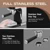 Machine 20 Bar，Espresso Coffee Maker with Milk Frother Steam Wand, Stainless Steel Coffee Machine 5