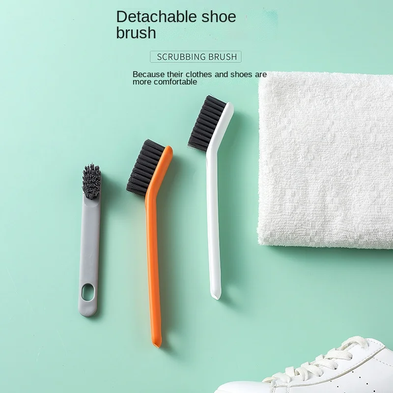 Dual Sided Sneaker Shoe Cleaner Brush Set Boar and Plastic