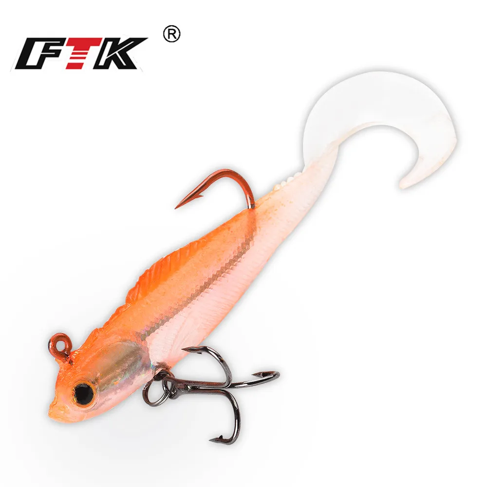 FTK Vintage Fishing Lures Minnow Lure Jigging Soft Lure Wobblers for pike  Artificial Bait Floating Head Bass Carp Fishing Goods