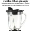 NEW NEW Hamilton Beach Blender for Shakes and Smoothies & Food Processor Combo, With 40oz Glass Jar, Portable Blend-In Travel Cu 5