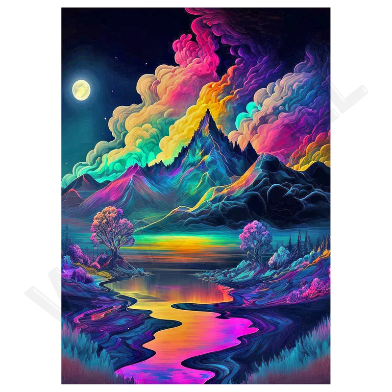 Neue Mosaik 5D Diy Diamant Gemälde 30x40 cm Neu 2025 Wandkunst Bilder Diamant Kunst Malerei Kits Zubehör Farbe voller Kristall – Detail 26