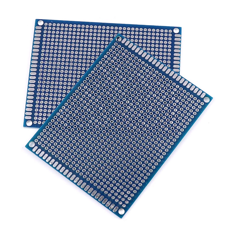 5/10PCS PCB Board Prototyp Board Blau 2x8/3x7/4x6/5x7/7x9cm Doppelseitige Leiterplatten Für DIY Löten Projekt – Detail 4