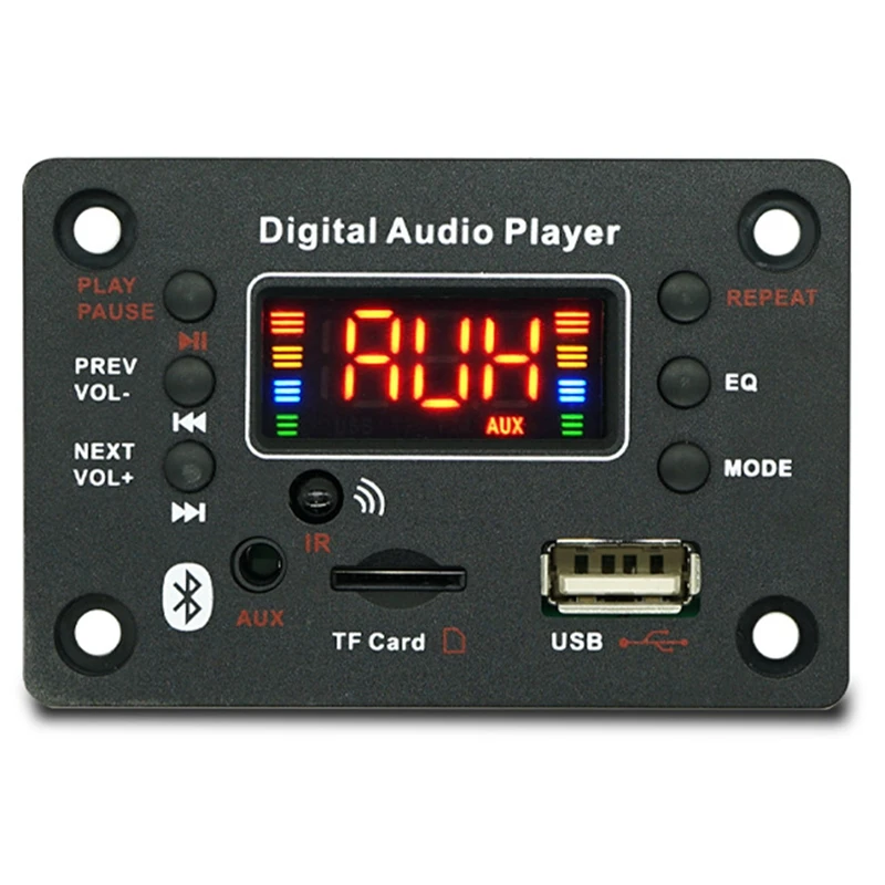 블루투스 모듈 자동차 오디오 Mp3 디코더, 전력 증폭기 보드, 외부 마이크 기능, 1 개