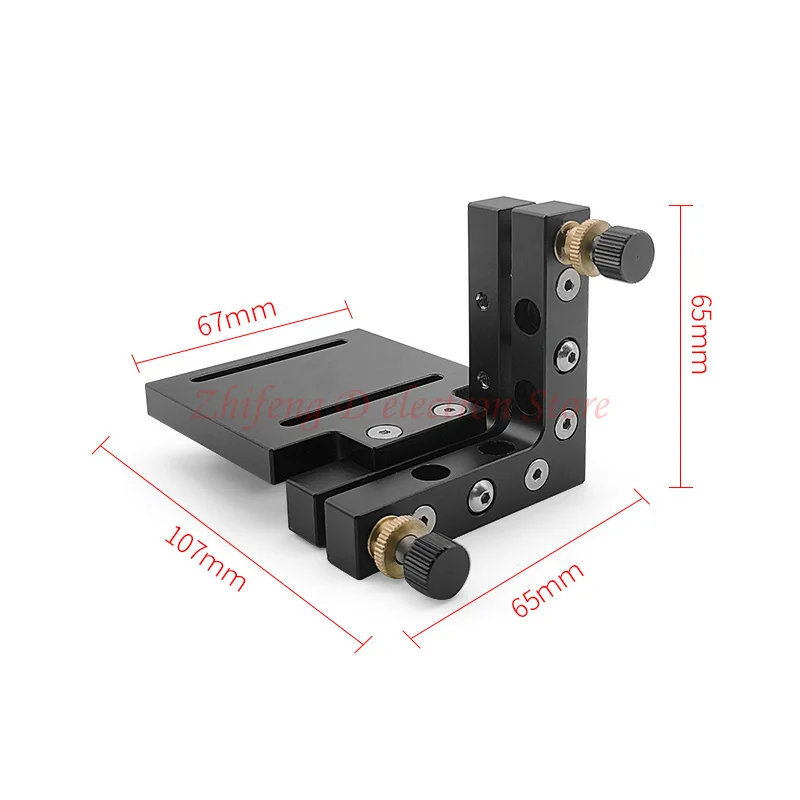 

L-shaped adjustment frame, semiconductor carbon dioxide laser marking machine Q head drive adjustment frame