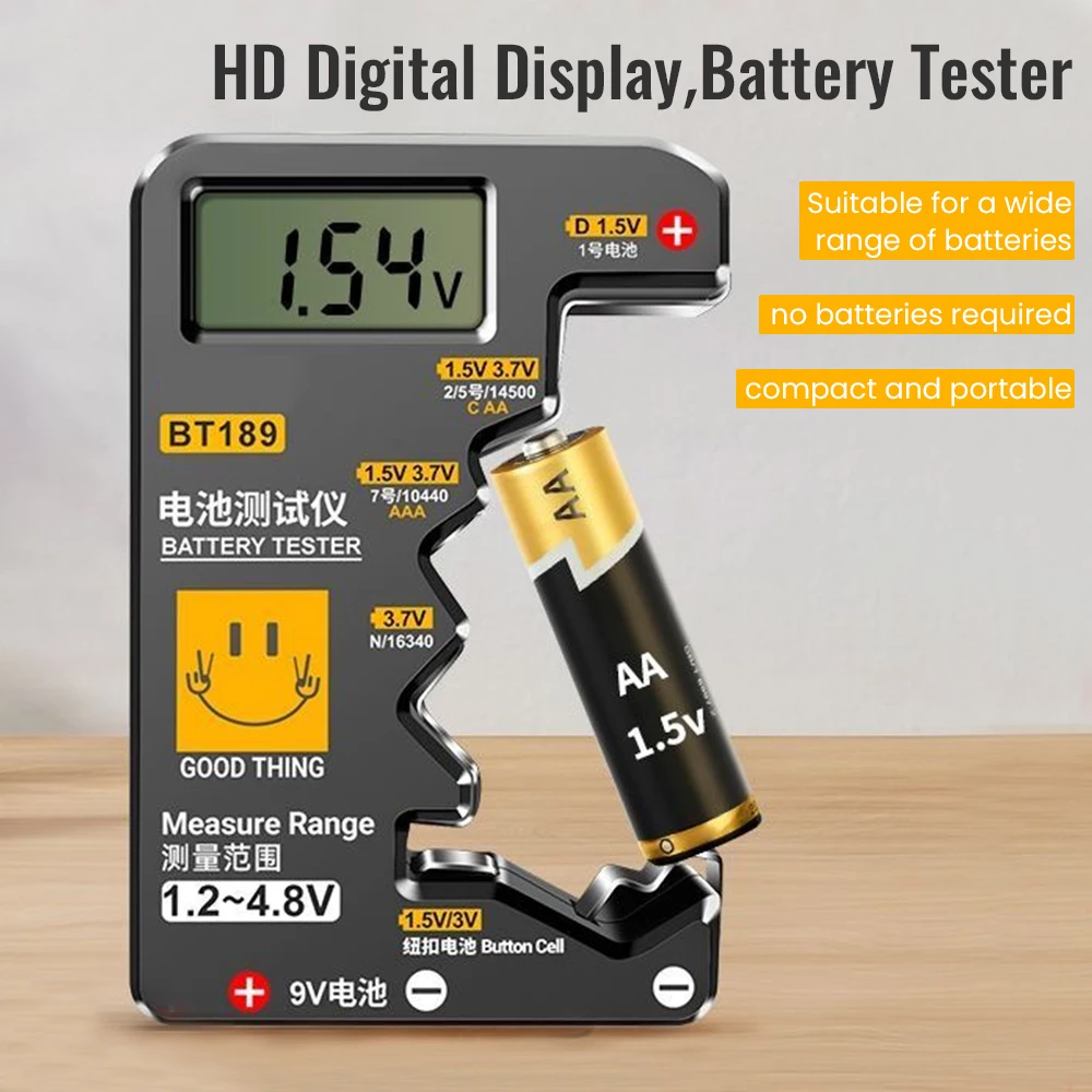 Battery Tester Battery Capacity Tester Indicator Remaining battery tester lithium battery tester