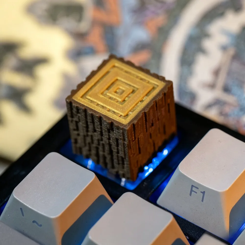 Pixel Art Wooden Keyboard: A Must-Have for Gamers and Enthusiasts