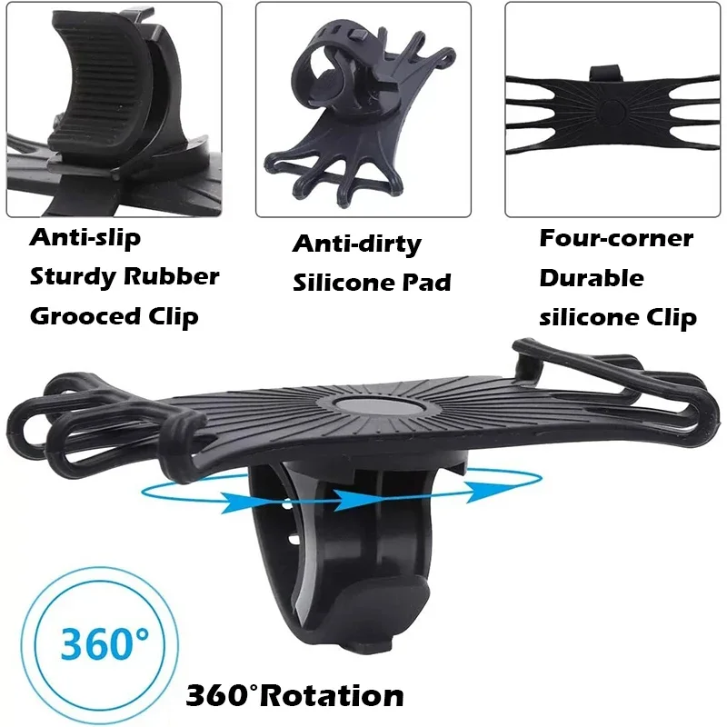 سيليكون دراجة حامل هاتف دراجة نارية دعامة حامل GPS...