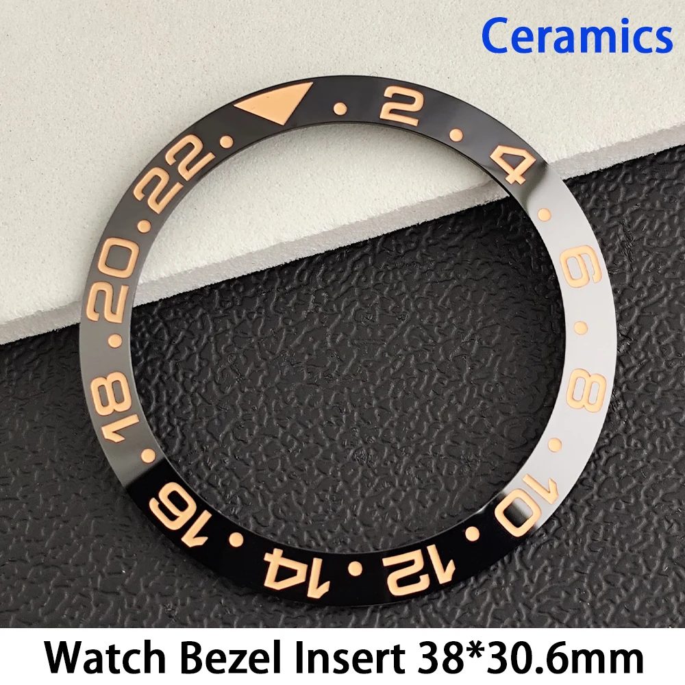 Premium 38mm Sloping Aluminum-Ceramic Bezel Insert