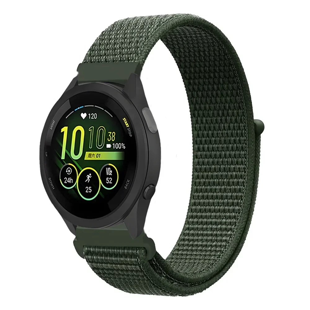 Nylon Braided Loop Sport Bracelet Wristband - 20/22mm Strap