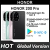 New Original Global Version Honor 200 Pro Snapdragon 8s Gen 3 6.78" 120Hz AMOLED 5200mAh 100W SuperCharge NFC HONOR 1