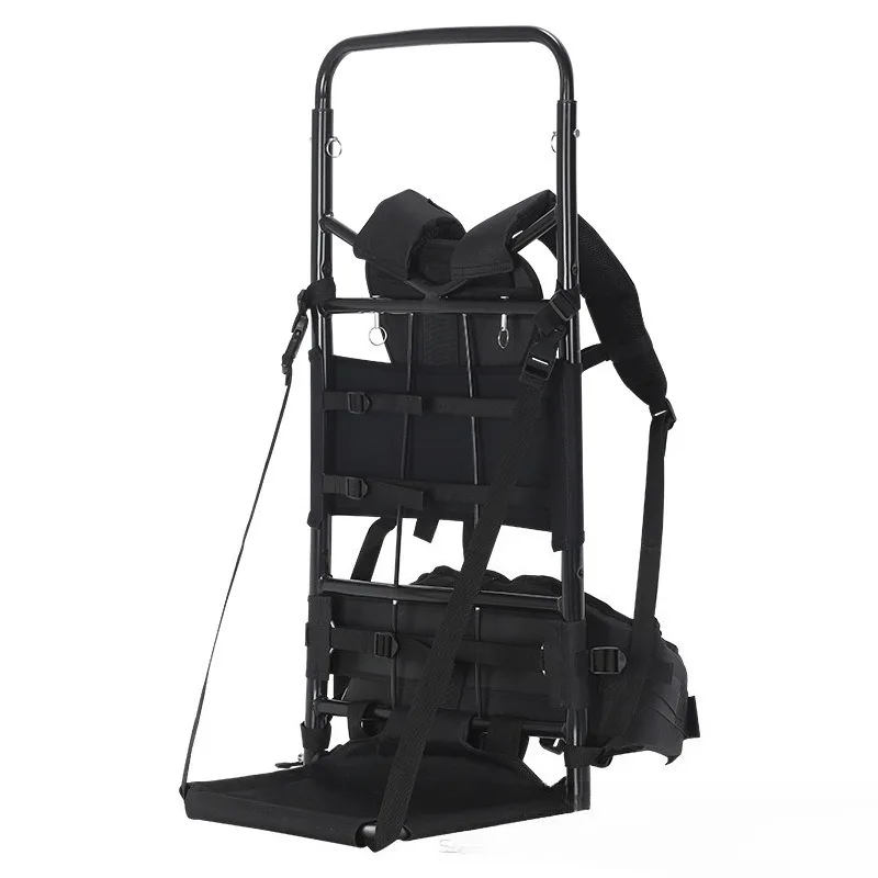 Outdoor Sports Thickened Back  Aluminum Alloy Mountaineering Hiking Long-distance Weight-bearing Comfortable Back Frame Bag K