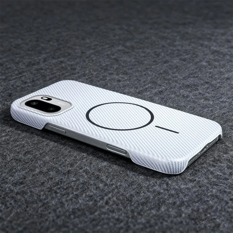 Kevlar Magnetic Frosted PC Shockproof Bumper Case