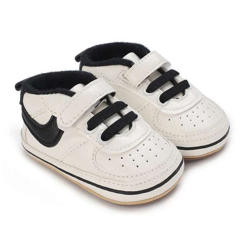 0-18M Fashion Classic Boys and Girls' Shoes Spring and Autumn Rubber Sole Anti slip Casual Sports Shoes First Walking Shoe 2