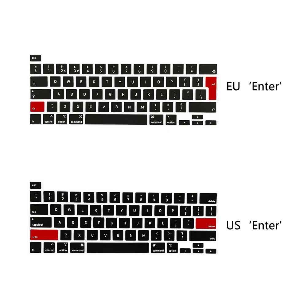 Laptop Keyboard Cover keyboard silicone cover keyboard cover For Macbook Pro 13 Inch A2338 A2251 A2289 A2259 A2141 EU US English language Silicone Skin