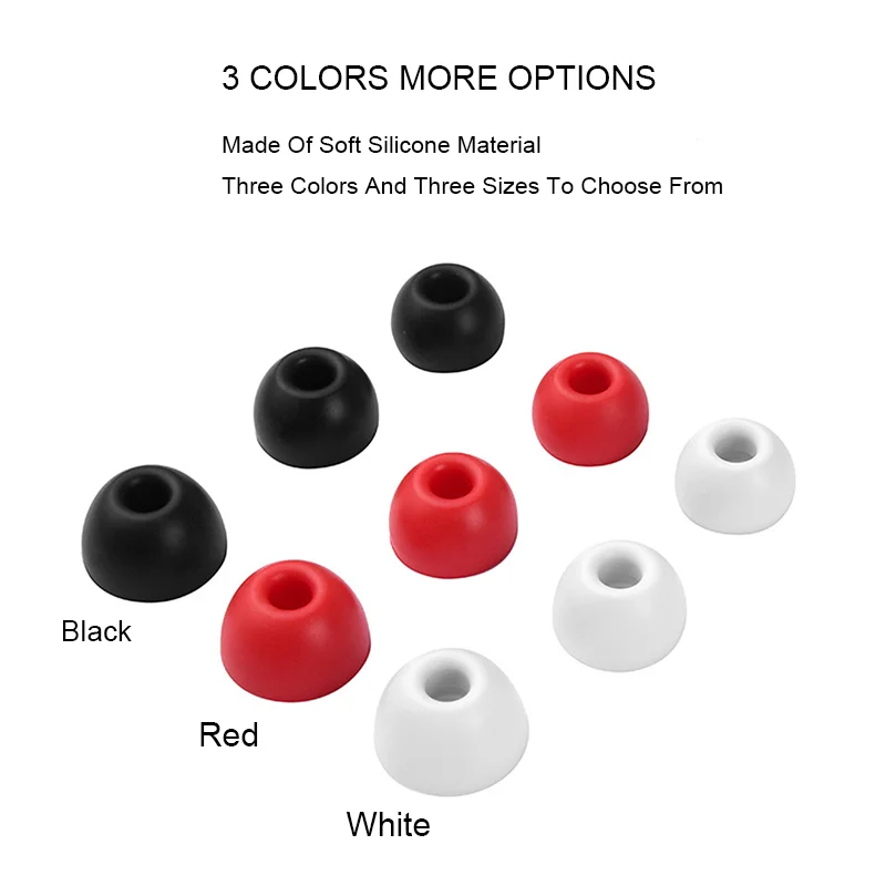 KUTOU Earbuds for Beat Studio Buds Wireless Headphones Eartips Fit Pro Silicone Earplug In-Ear Headphones