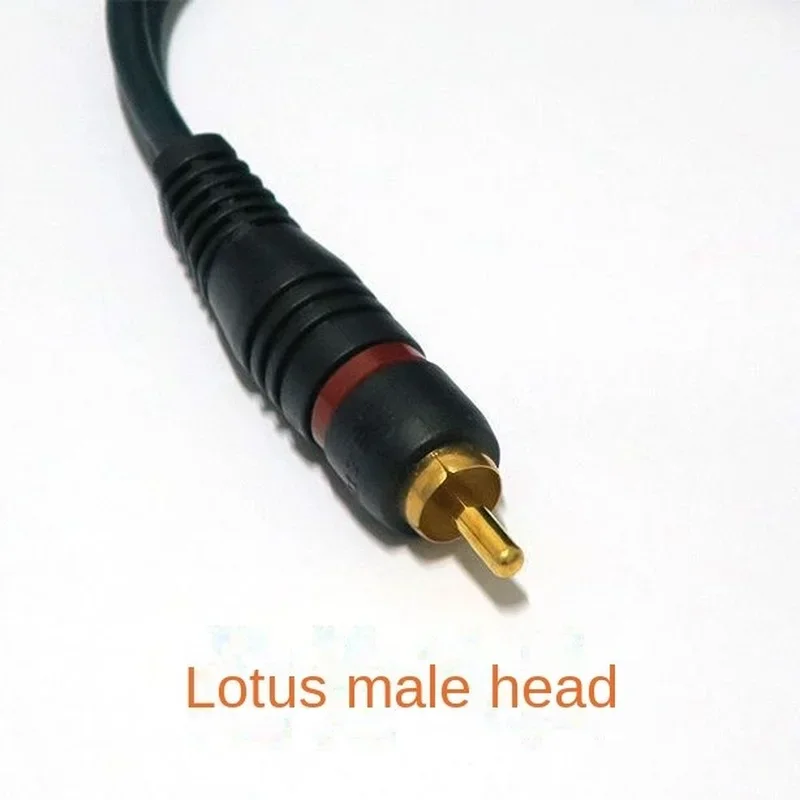 2 RCA To 1 RCA Female To Male To Female Splitter Cable Audio Splitter Distributor Converter Speaker Gold Cable 4