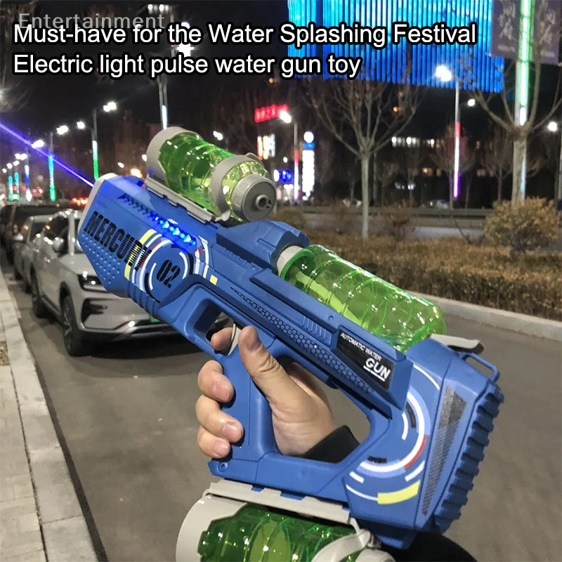 1/5 Set Outdoor Water Playing Toy For Kid Mercury M2 Fully Automatic Water Handheld Manual Watergun Toy Entertainment Games
