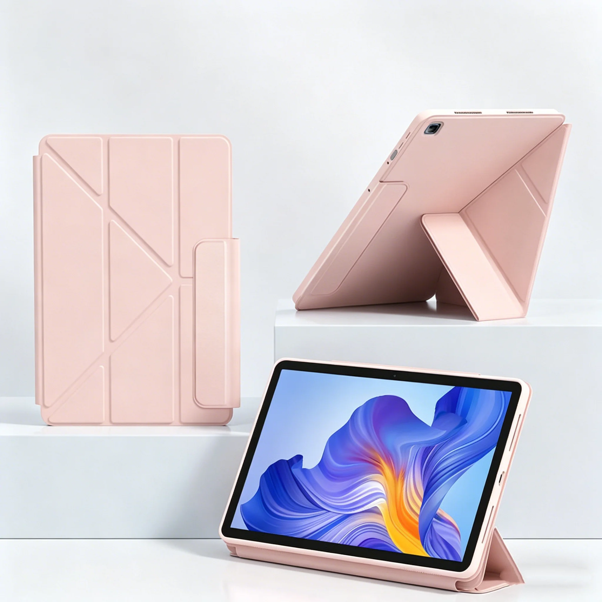 Multi-Folding Protective Tablet Case with TPU Shell - 11 Inch