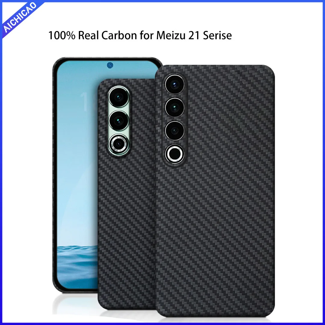 

ACC- Carbon Real Carbon Fiber Phone Case For Meizu 21 Aramid Fiber Ultra-thin Anti-fall Meizu 21 Phone Cover