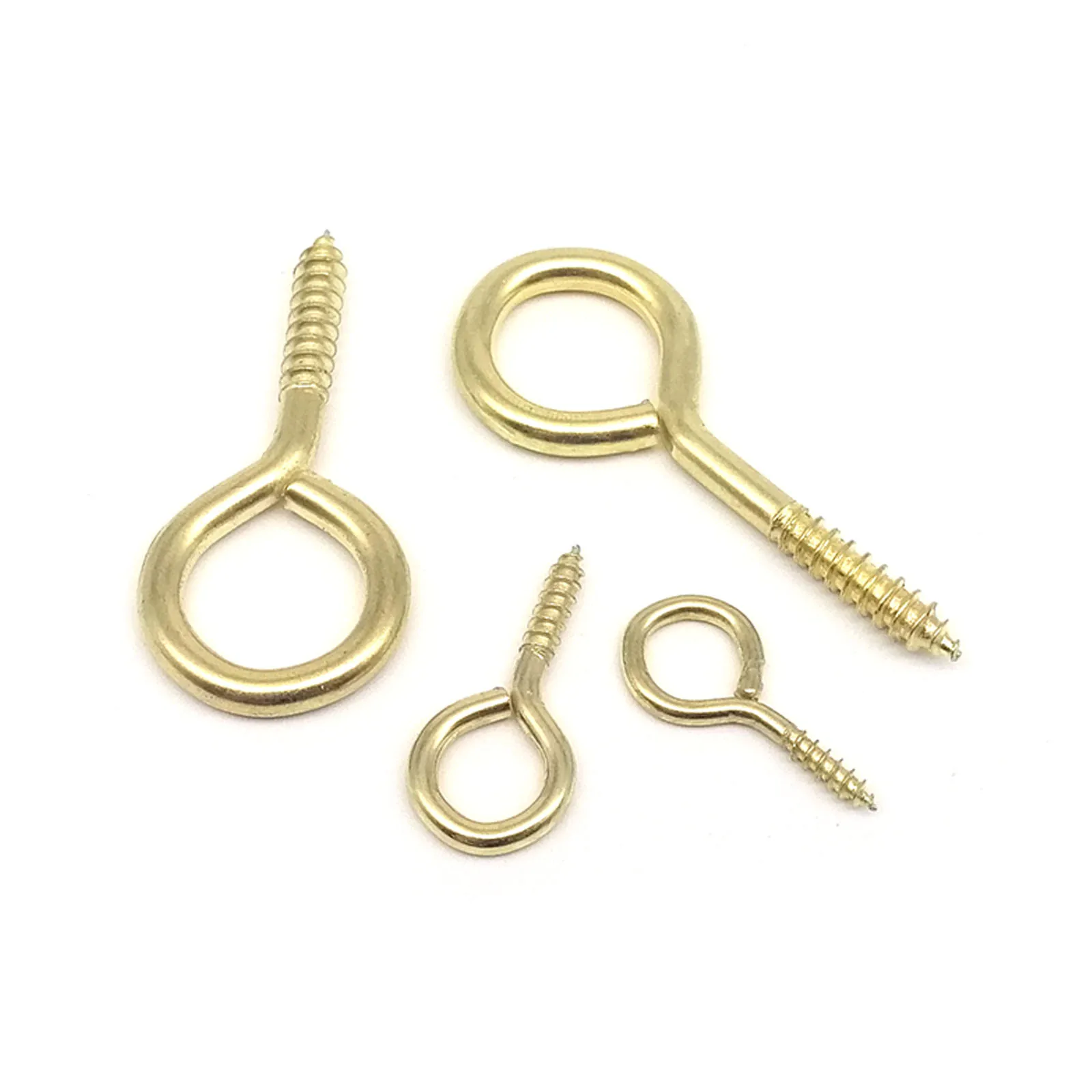 Picture Frame Hangers Hanging Hooks Wall Hooks 25X Picture Frame Plant Lamp Light Cabinet RV Tool Curtain Net Wire Ceiling Eyescrew Eye Screw in Clasp Hanger Close O Ring Hook