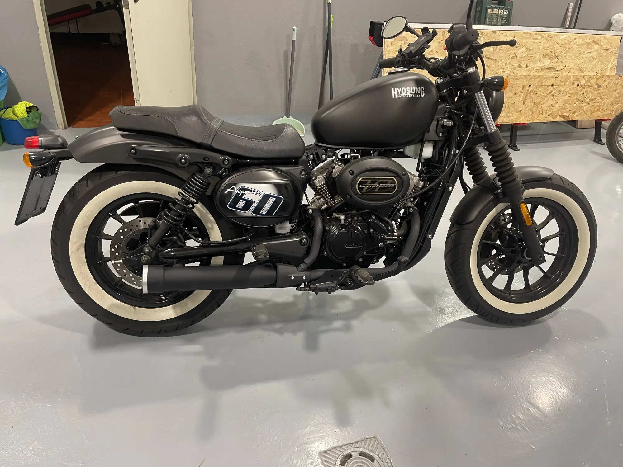 Slip On For Exhaust Hyosung GV300s GV300 Motorcycle Modification